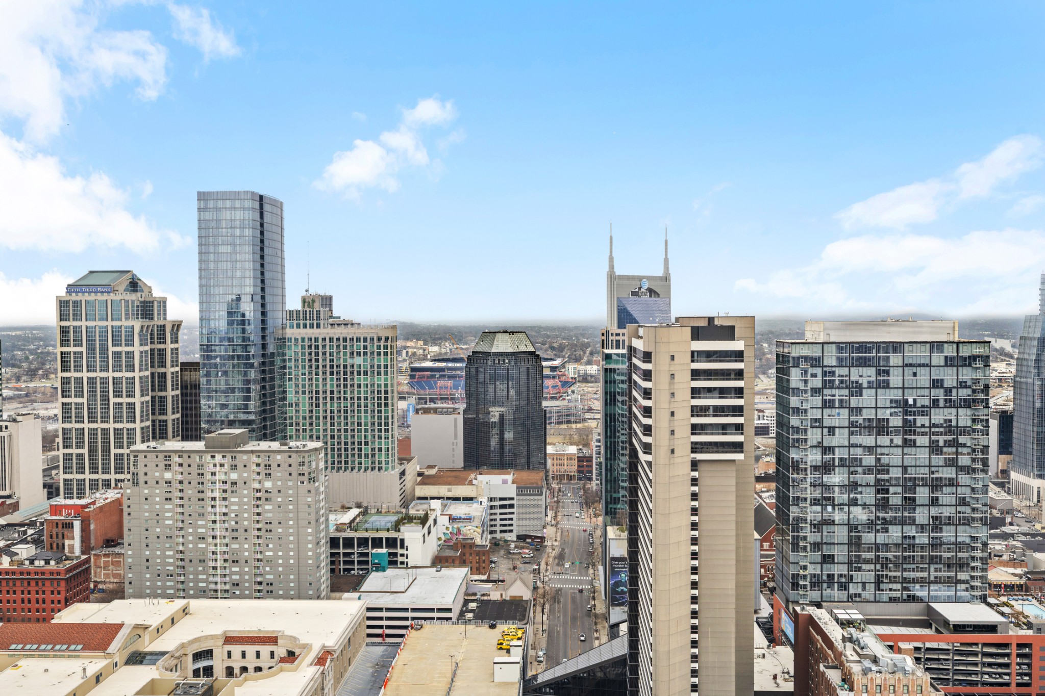 930 Commerce Street, Unit 508 Nashville, TN 37203 - Photo 34 of 65 a city view with tall buildings