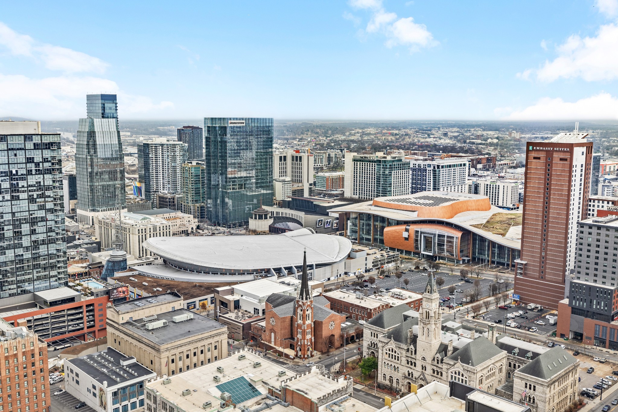 930 Commerce Street, Unit 508 Nashville, TN 37203 - Photo 35 of 65 a view of city with tall buildings