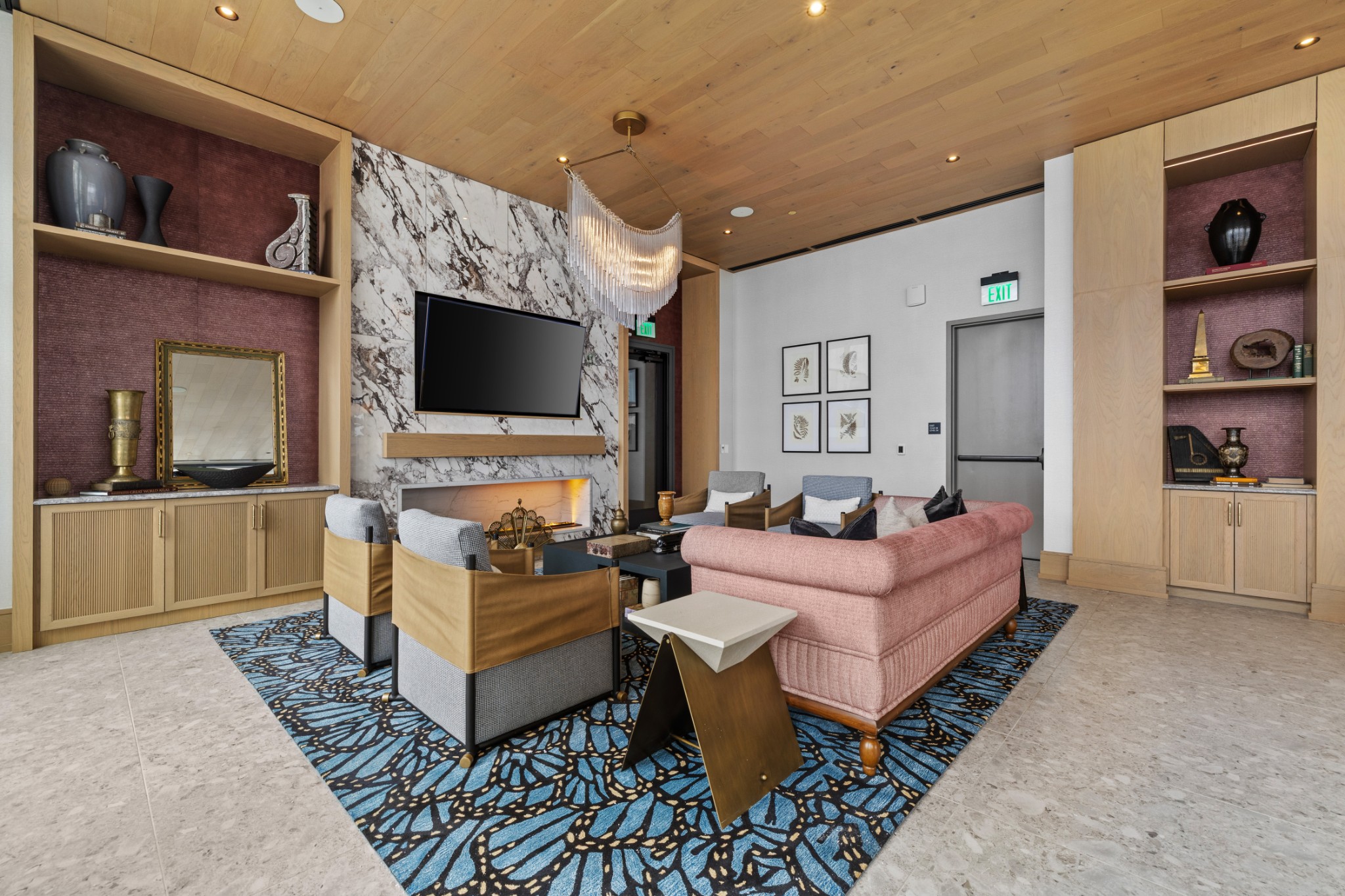 930 Commerce Street, Unit 508 Nashville, TN 37203 - Photo 37 of 65 a living room with furniture and a flat screen tv