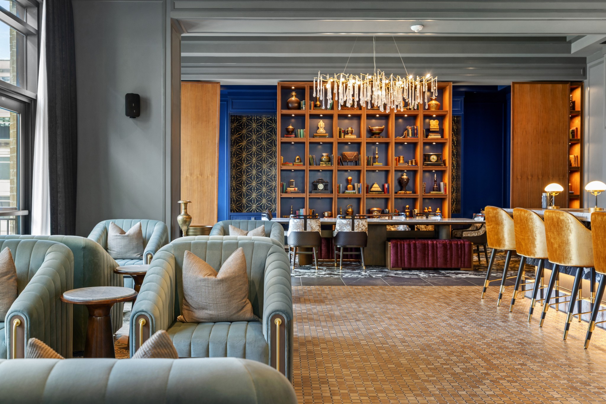 930 Commerce Street, Unit 508 Nashville, TN 37203 - Photo 41 of 65 a living room with furniture and a large window