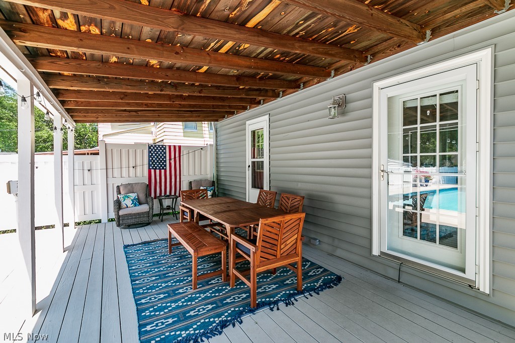 1314 Mayfield Ridge Road Cleveland, OH 44124 - Photo 32 of 40 View of deck