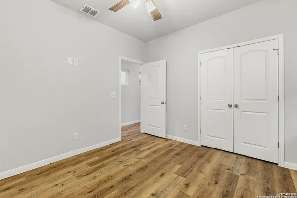 wooden floor in an empty room