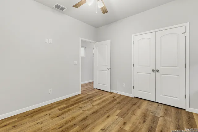 wooden floor in an empty room
