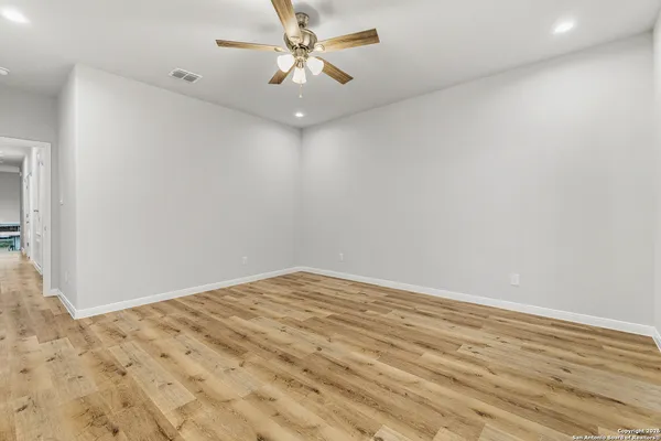 wooden floor in an empty room