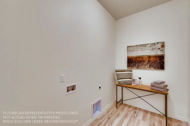 a workspace with furniture and wooden floor