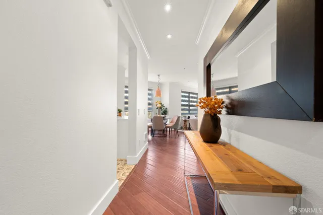 wooden floor and dining room with wooden floor