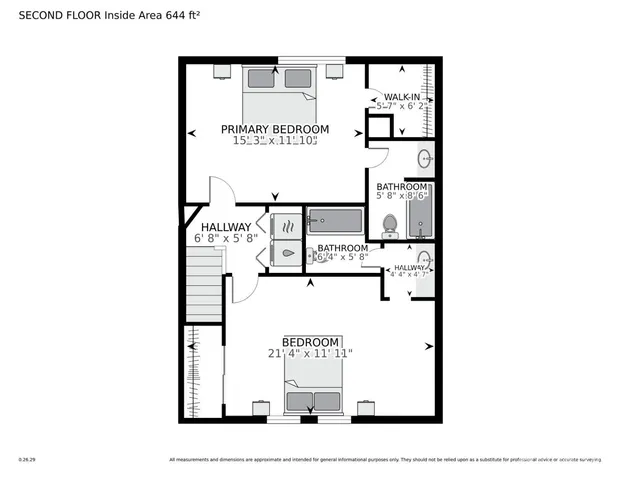 a picture of a bench in front of building