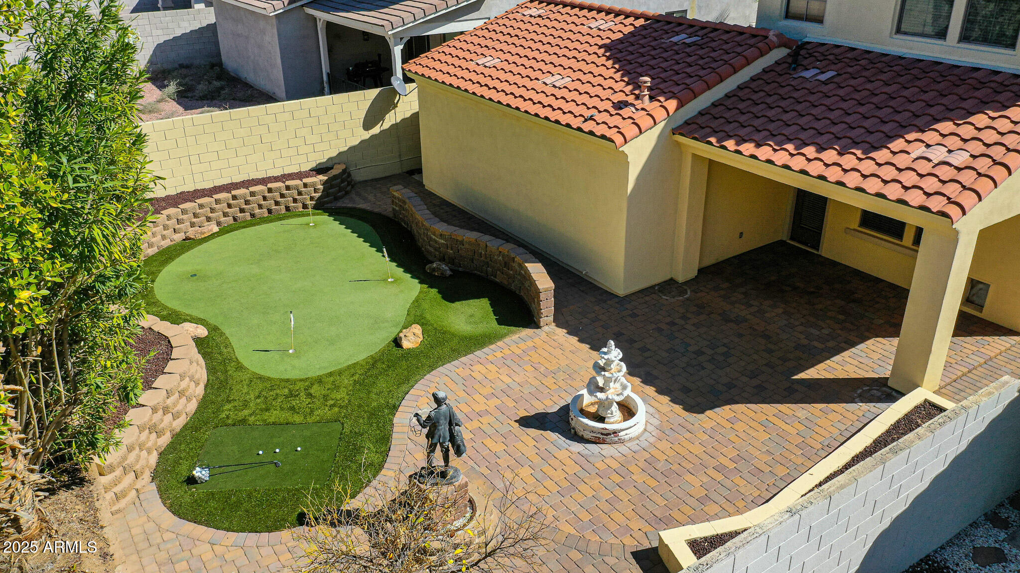 20822 West Ridge Road Buckeye, AZ 85396 - Photo 35 of 46 a view of a backyard with sitting area and furniture