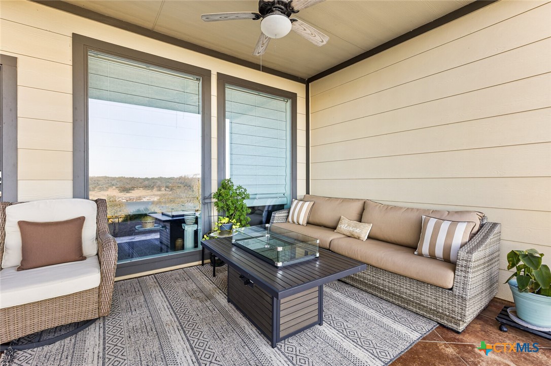 130 Sobrante Road, Unit 112 Belton, TX 76513 - Photo 37 of 48 a living room with furniture and a fireplace