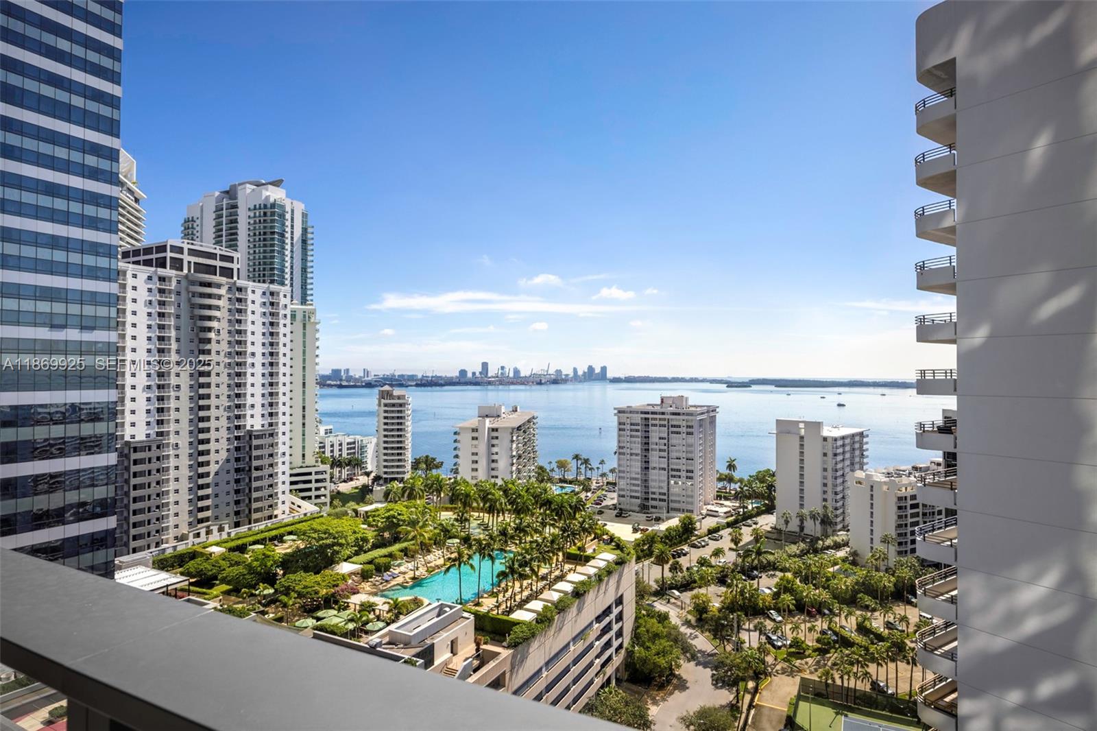 1451 Brickell Avenue, Unit 1901 Miami, FL 33131 - Photo 24 of 31 a view of a city with tall buildings
