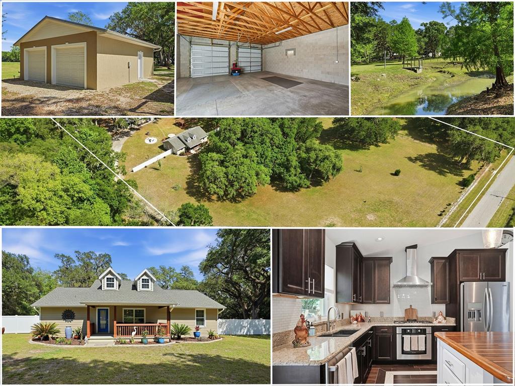 7037 County Road 625 Bushnell, FL 33513 - Photo 1 of 99 an aerial view of a house with a yard