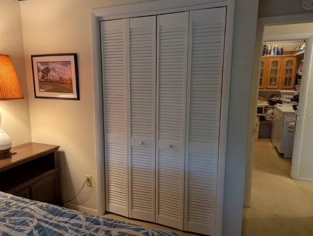 a room with storage and utility