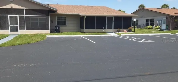 a view of a house with a porch