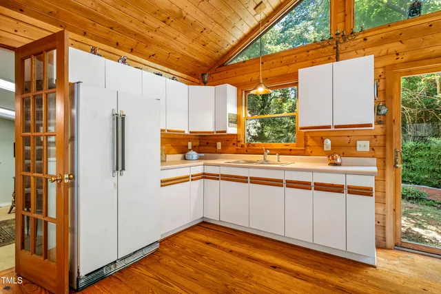 a front view of a building with glass door