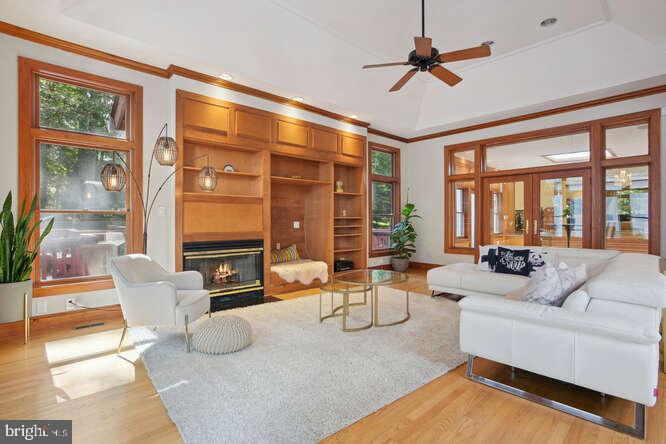 1005 Union Church Road McLean, VA 22102 - Photo 17 of 52 Family Room Fireplace and built-ins