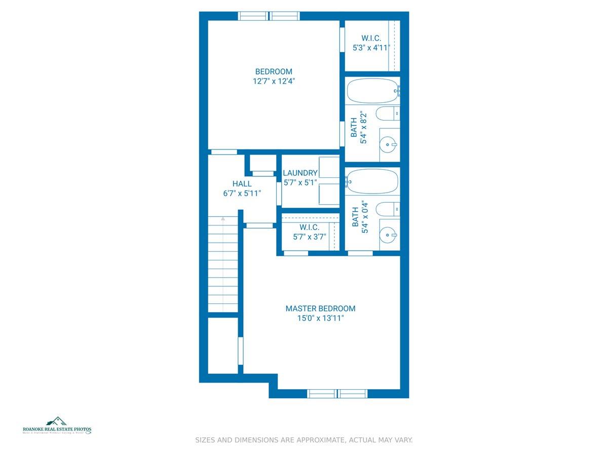 1110 Kessler Mill Road Salem, VA 24153 - Photo 28 of 29 02-single-floor-dim_1