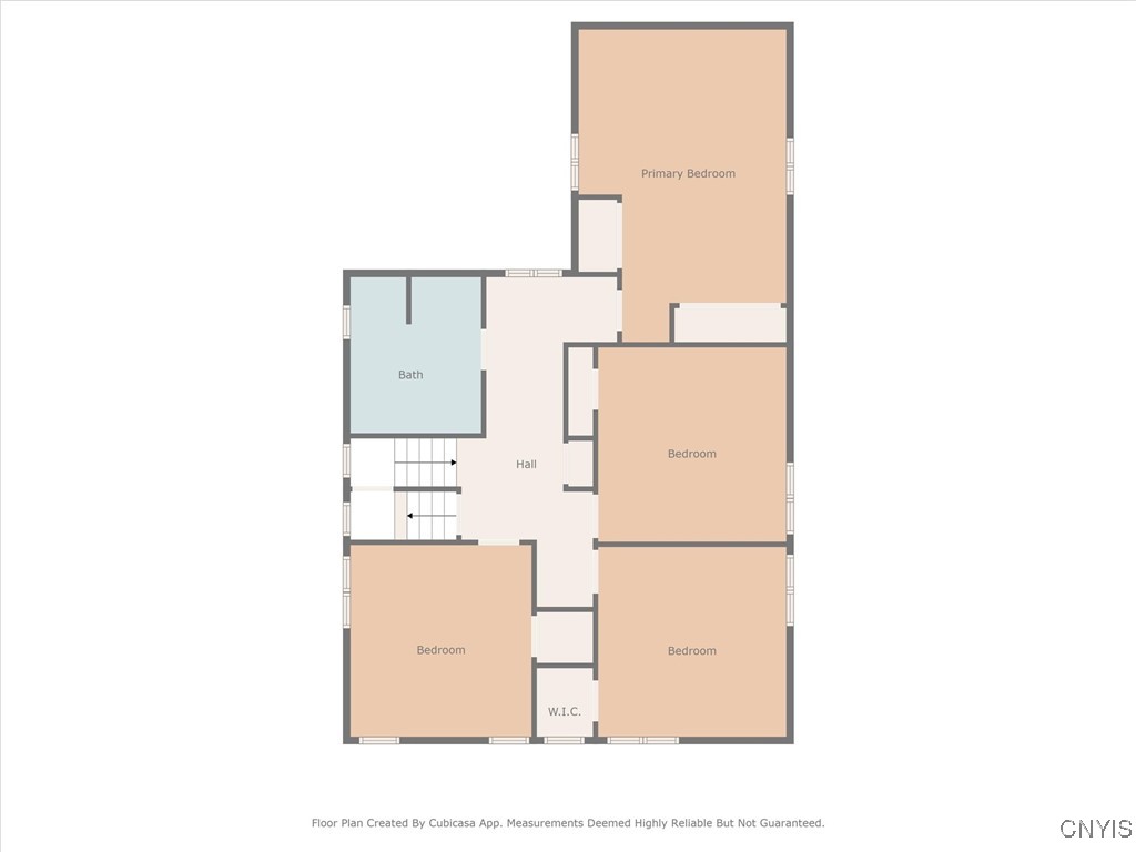 561 Main Street Oneida, NY 13421 - Photo 46 of 47 2nd Floor Layout