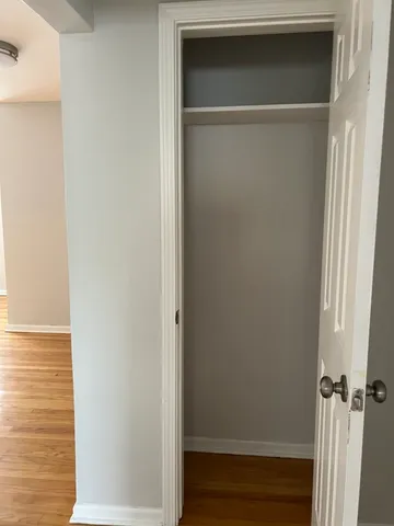 a view of a closet