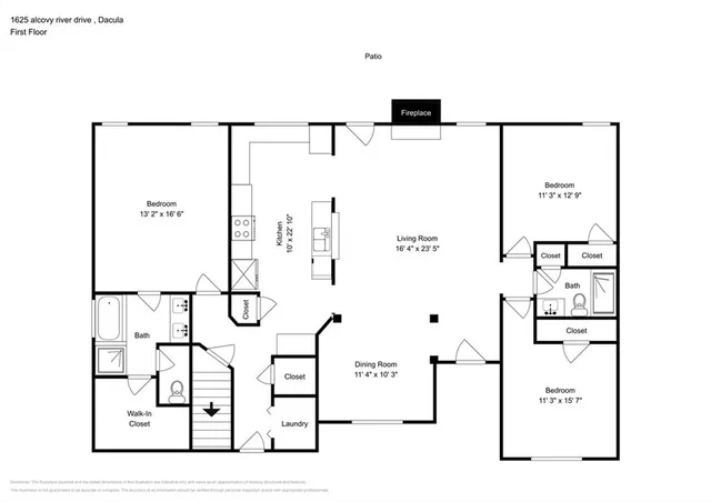 $2,210 | 1625 Alcovy River Drive, Dacula, GA 30019