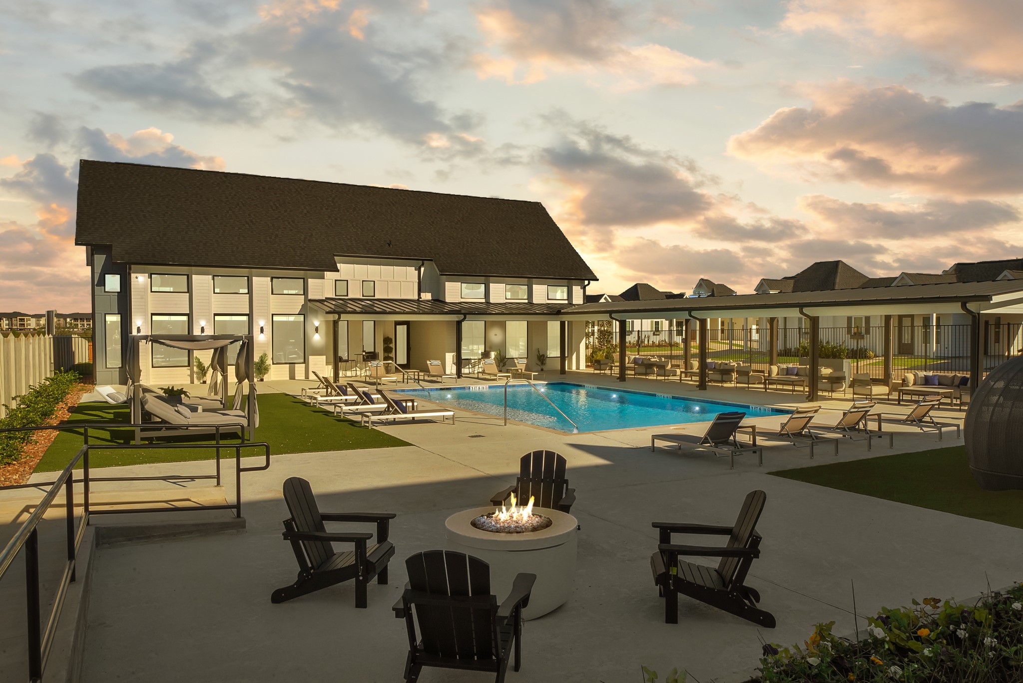 38634 Spur 149 Road, Unit 67A Magnolia, TX 77354 - Photo 2 of 48 STUNNING RESORT-STYLE OASIS! POOL, FIRE-PIT, LOUNGE & CANANAS!