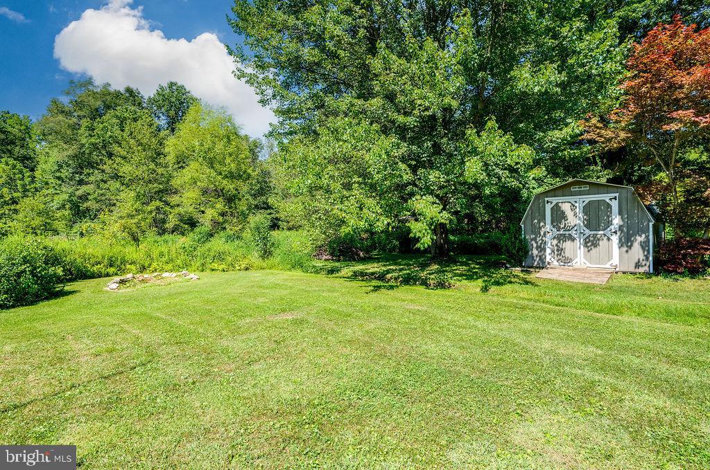 881 Zion Road Mohnton, PA 19540 - Photo 55 of 64 Serene backyard oasis with lush greenery.