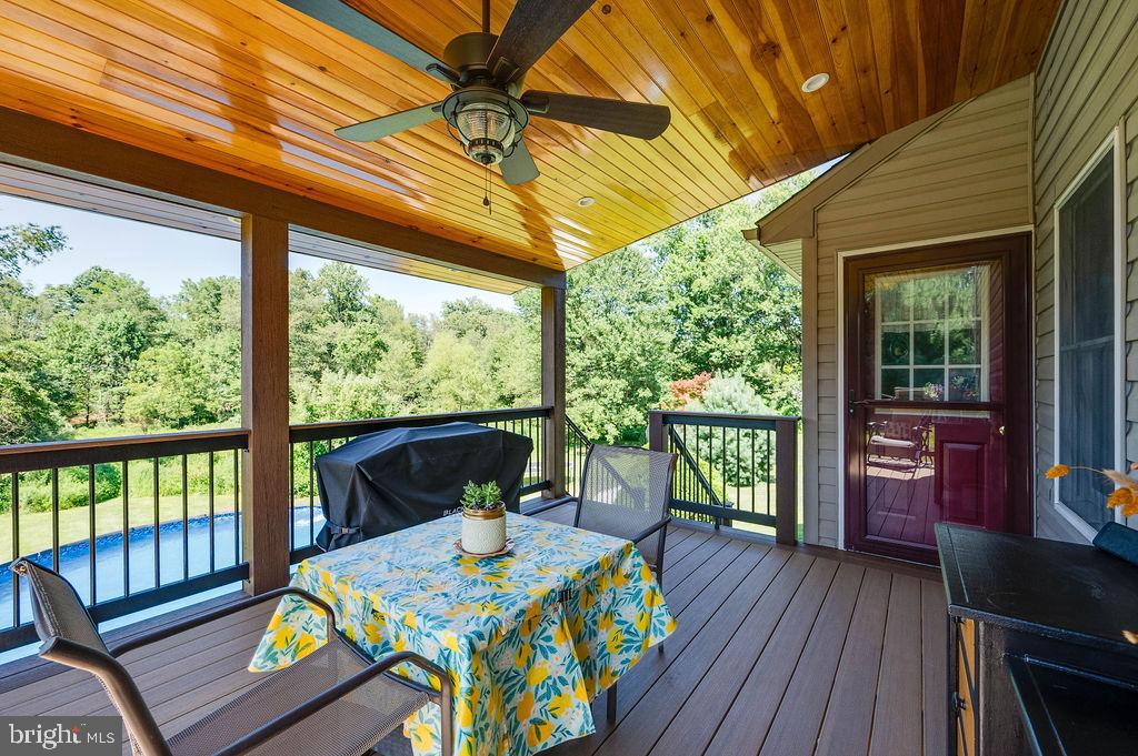 881 Zion Road Mohnton, PA 19540 - Photo 64 of 64 Serene porch with lush green views.