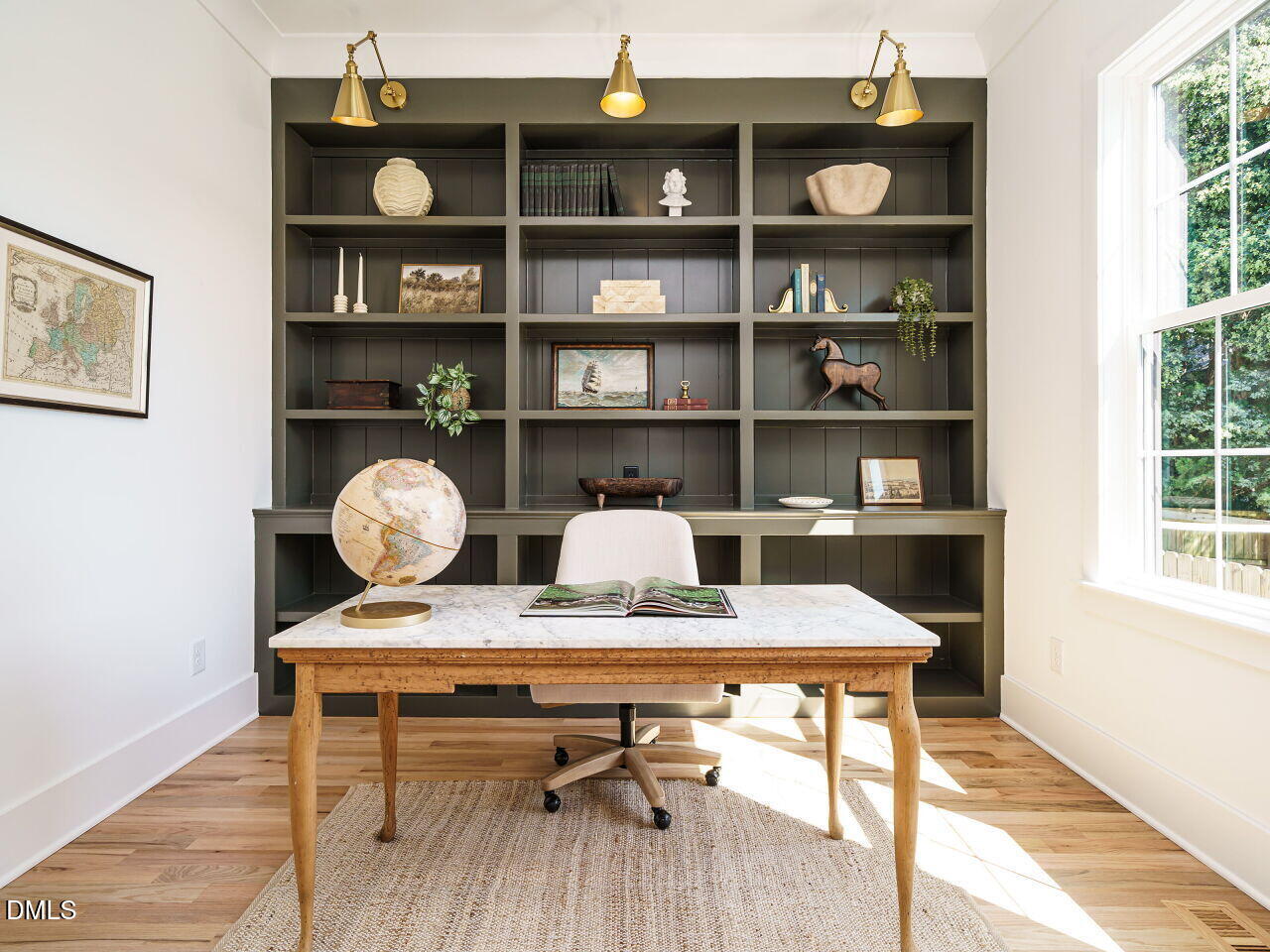 627 Georgetown Road Raleigh, NC 27608 - Photo 16 of 44 a view of a workspace with furniture