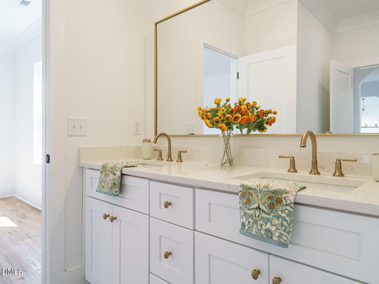 627 Georgetown Road Raleigh, NC 27608 - Photo 36 of 44 a bathroom with a sink and a mirror