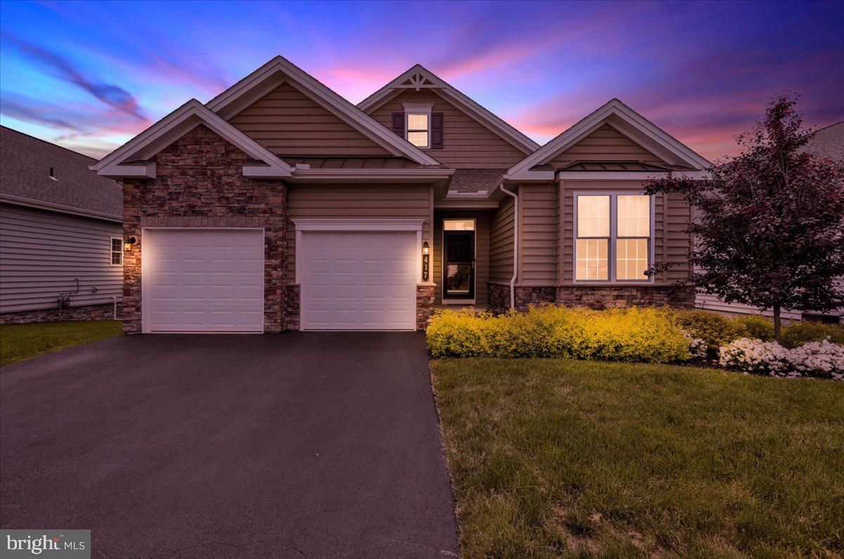 417 Resolution Drive Lititz, PA 17543 - Photo 2 of 43 Beautiful Evening Curb Appeal.