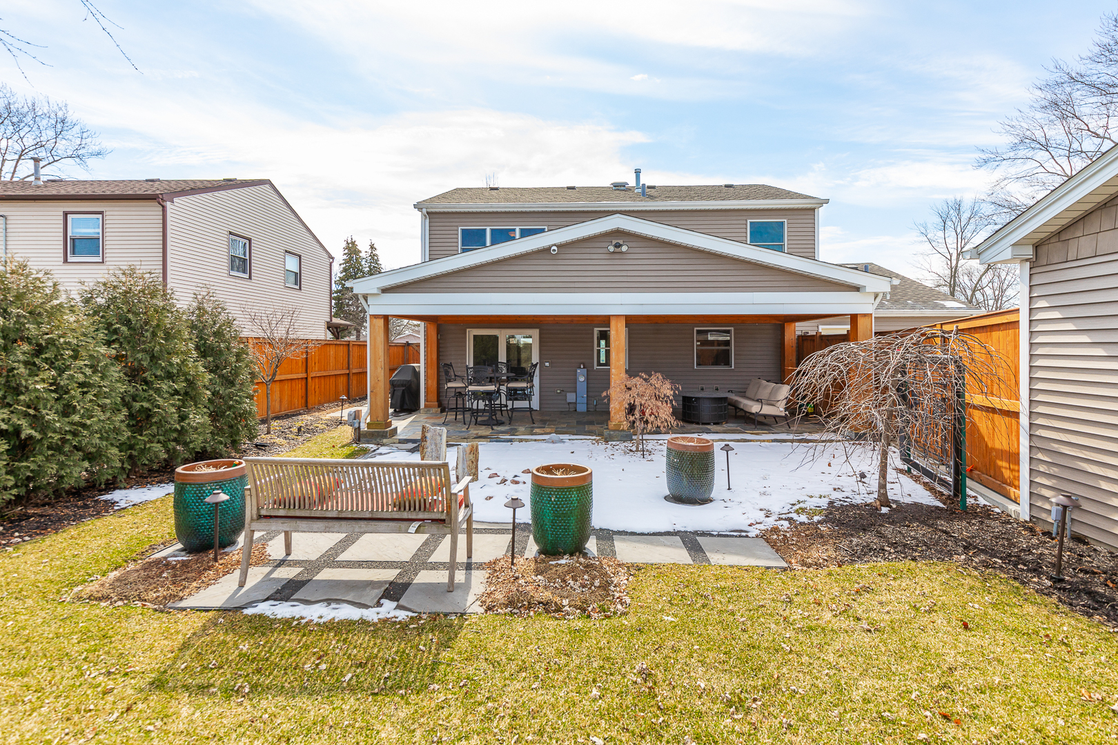 181 Queenswood Road Bolingbrook, IL 60440 - Photo 32 of 46 a view of house with swimming pool outdoor seating