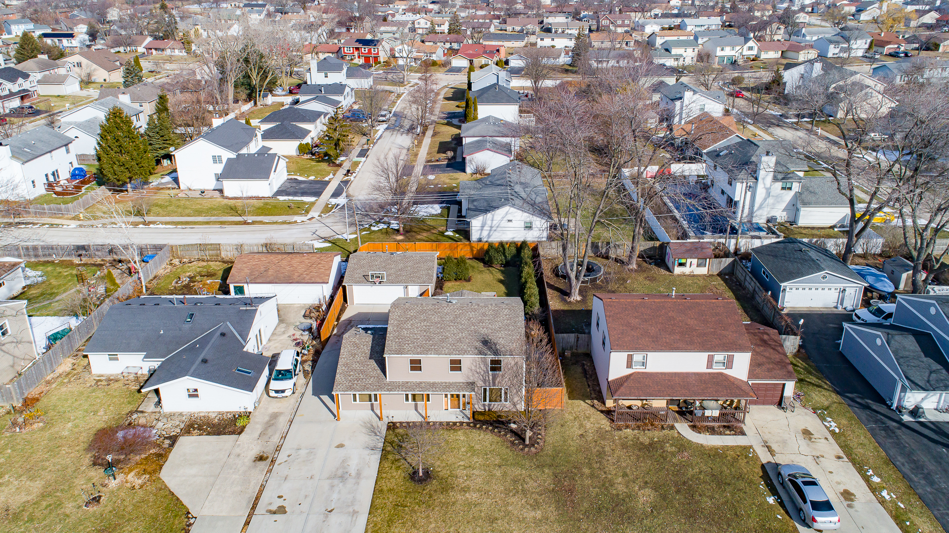 181 Queenswood Road Bolingbrook, IL 60440 - Photo 35 of 46 an aerial view of residential houses with outdoor space