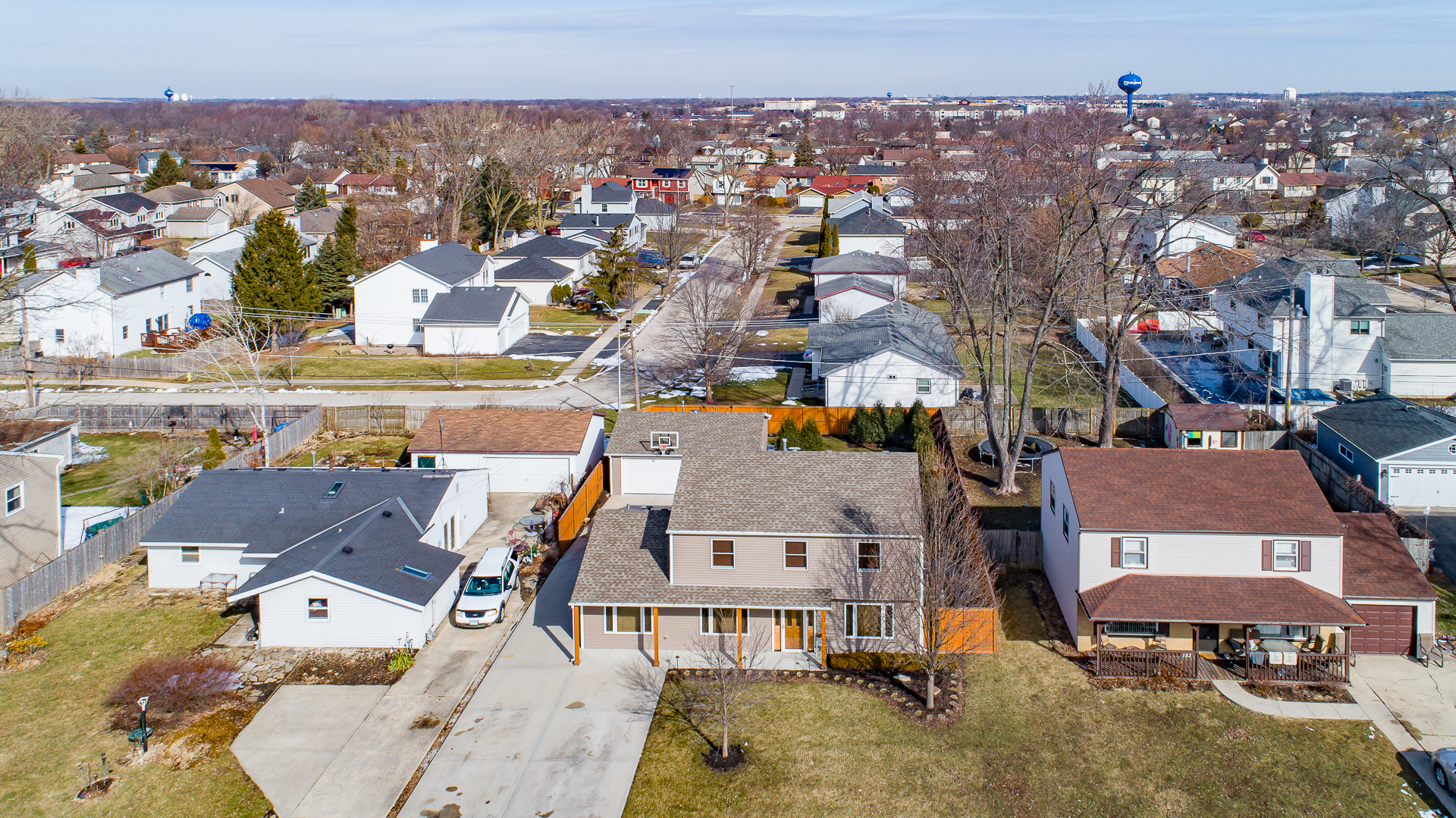 181 Queenswood Road Bolingbrook, IL 60440 - Photo 36 of 46 an aerial view of residential houses with outdoor space and parking