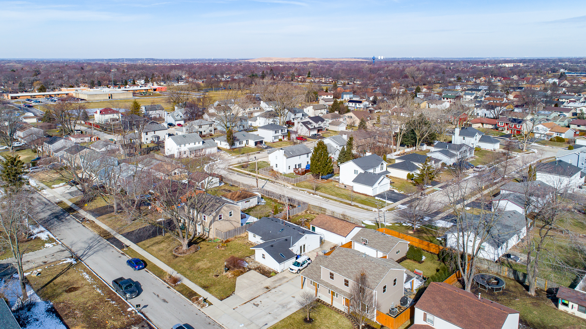 181 Queenswood Road Bolingbrook, IL 60440 - Photo 43 of 46 an aerial view of residential houses with outdoor space