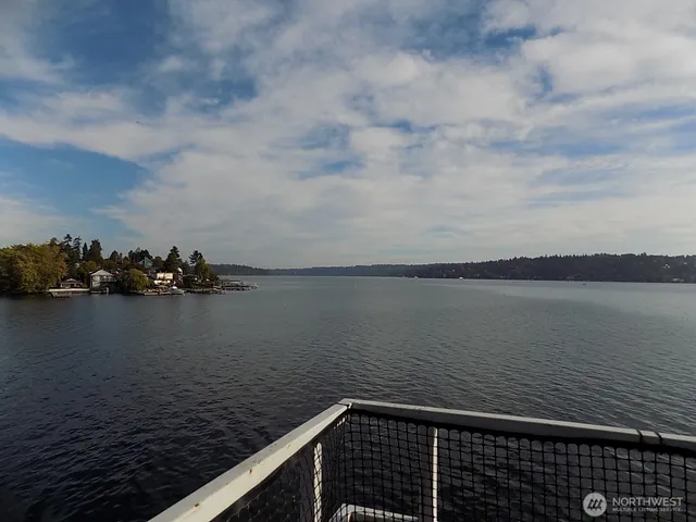 a view of a balcony with furniture