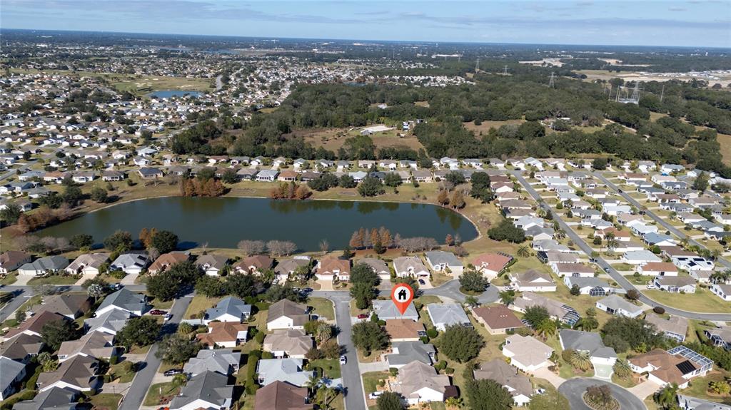 2241 Hackney Way The Villages, FL 32162 - Photo 37 of 50 an aerial view of a house with a lake view