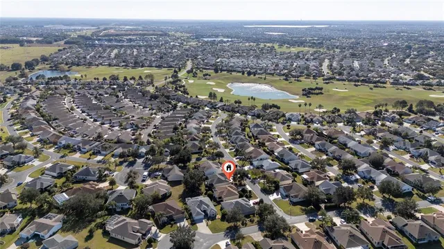 a view of a city with mountains in the background