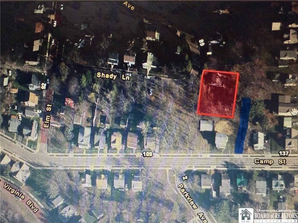 76 Shady Lane Jamestown, NY 14701 - Photo 23 of 26 Parcel View that includes the dead-end street w/ g