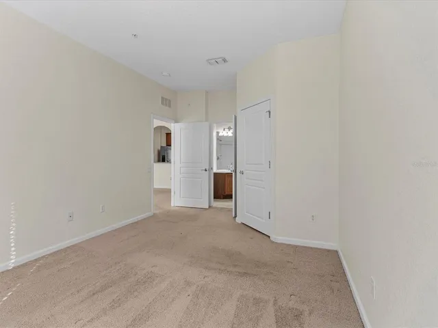 a view of an empty room