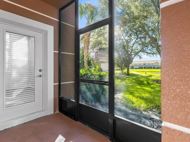 a view of a room and window