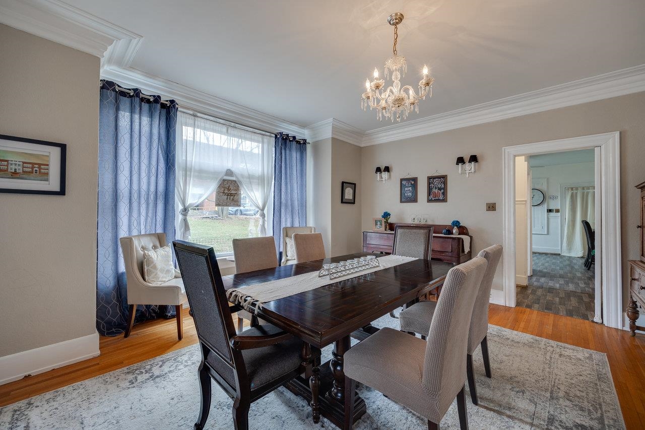 515 Fourth Street Shenandoah, VA 22849 - Photo 12 of 51 a view of a dining room with furniture and window