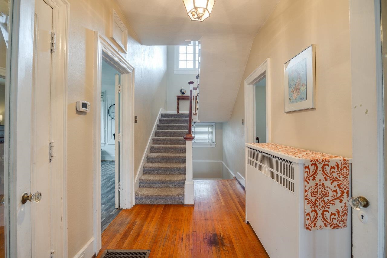 515 Fourth Street Shenandoah, VA 22849 - Photo 20 of 51 a view of a room with wooden floor and stairs