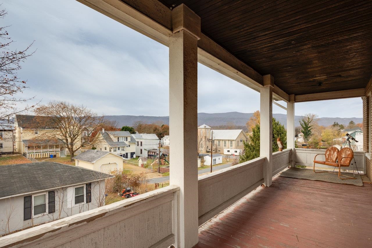 515 Fourth Street Shenandoah, VA 22849 - Photo 32 of 51 a view of a city from a balcony
