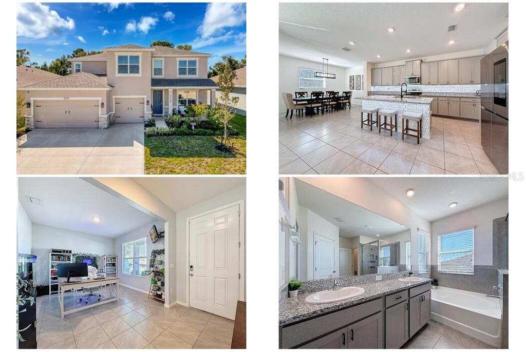 3797 Autumn Amber Dr Spring Hill Spring Hill, FL 34609 - Photo 2 of 44 a view of kitchen with kitchen island and living room