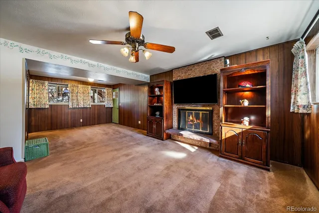 a workspace with furniture and window