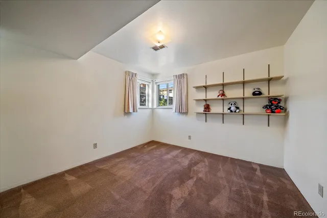 a view of a storage room