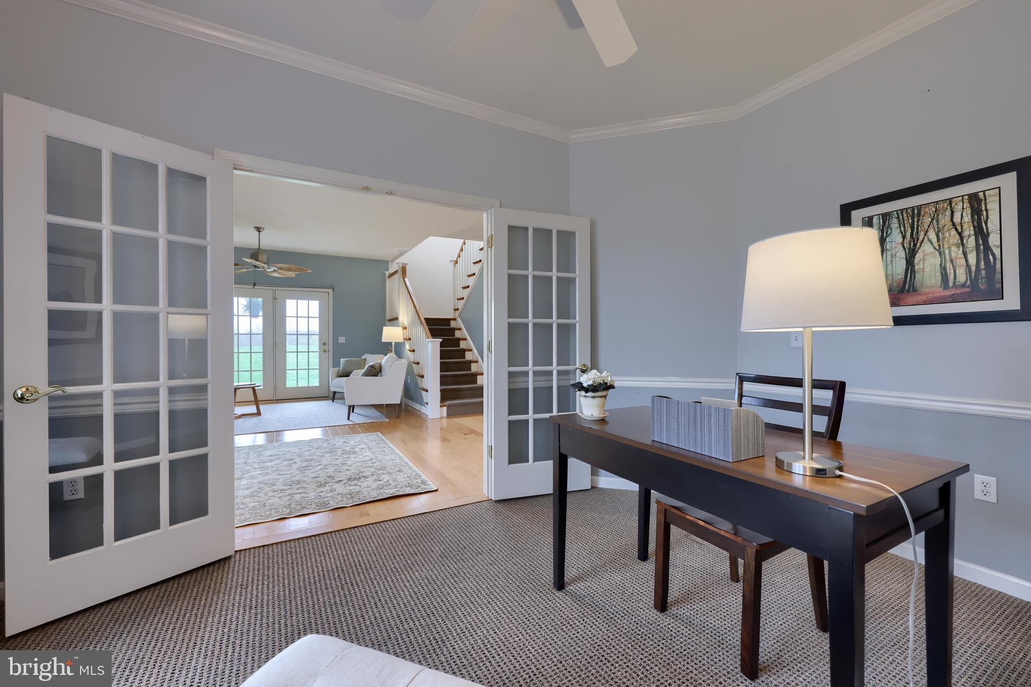 1860 Windy Hill Road Lancaster, PA 17602 - Photo 22 of 71 a view of a workspace room with wooden floor and furniture
