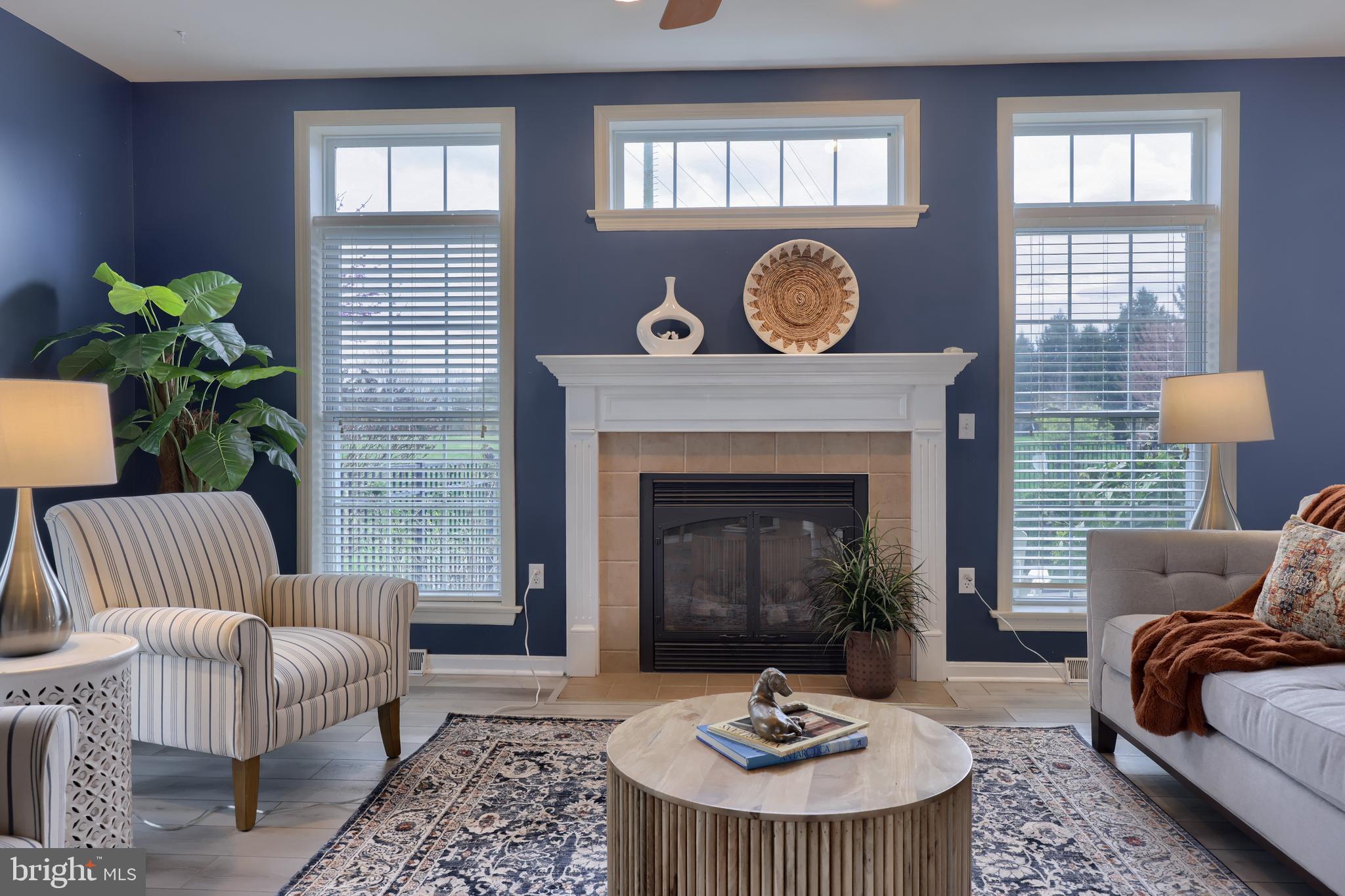 1860 Windy Hill Road Lancaster, PA 17602 - Photo 38 of 71 a living room with furniture and a fireplace