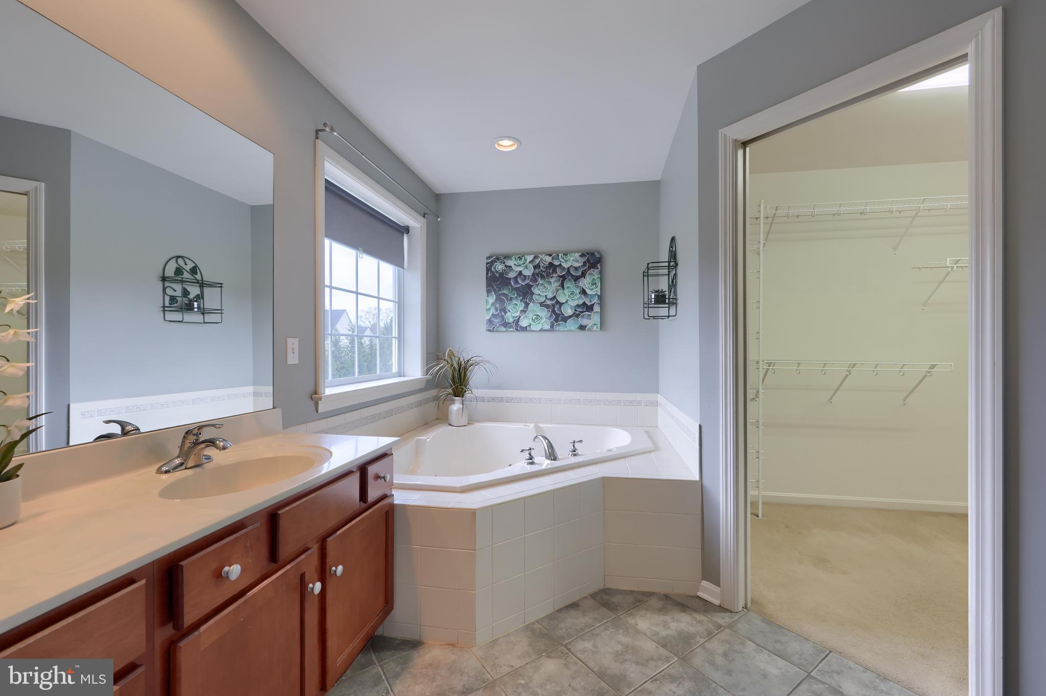 1860 Windy Hill Road Lancaster, PA 17602 - Photo 49 of 71 a bathroom with a tub a sink and a mirror
