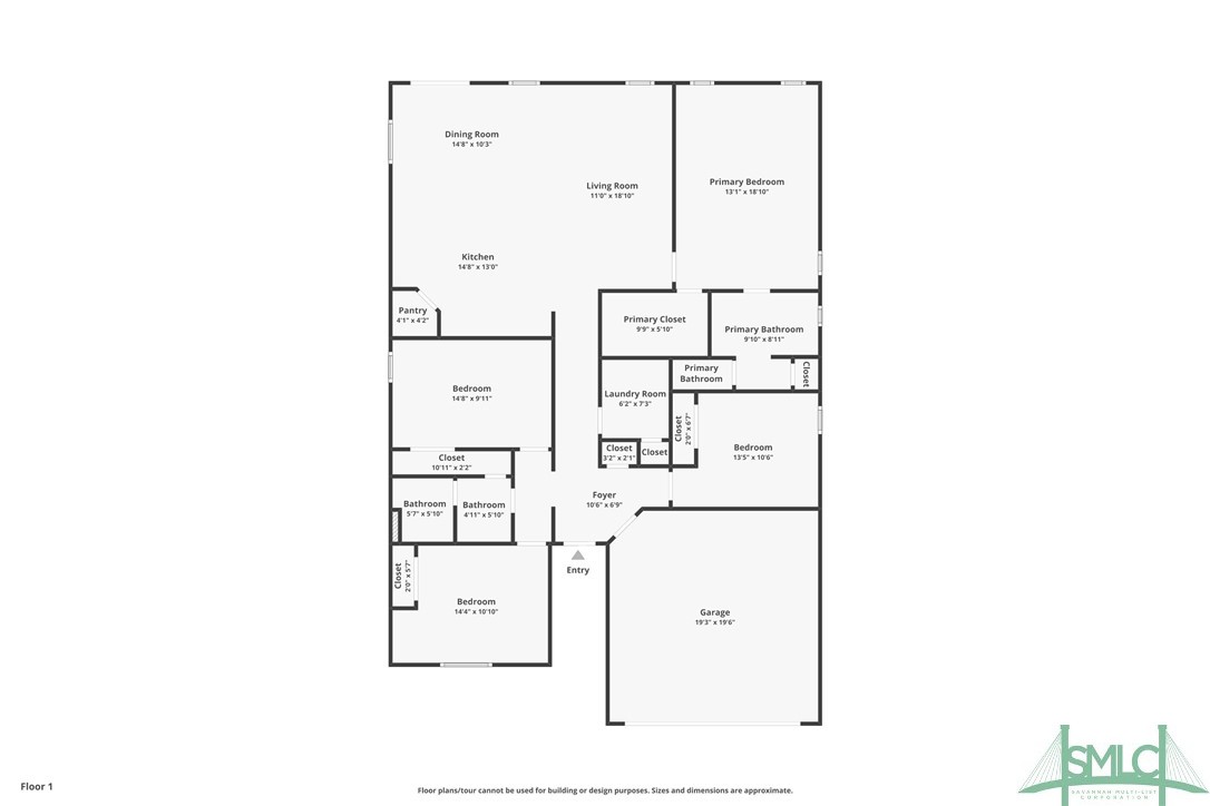 155 Whitehaven Road Savannah, GA 31407 - Photo 50 of 50 Floor Plan