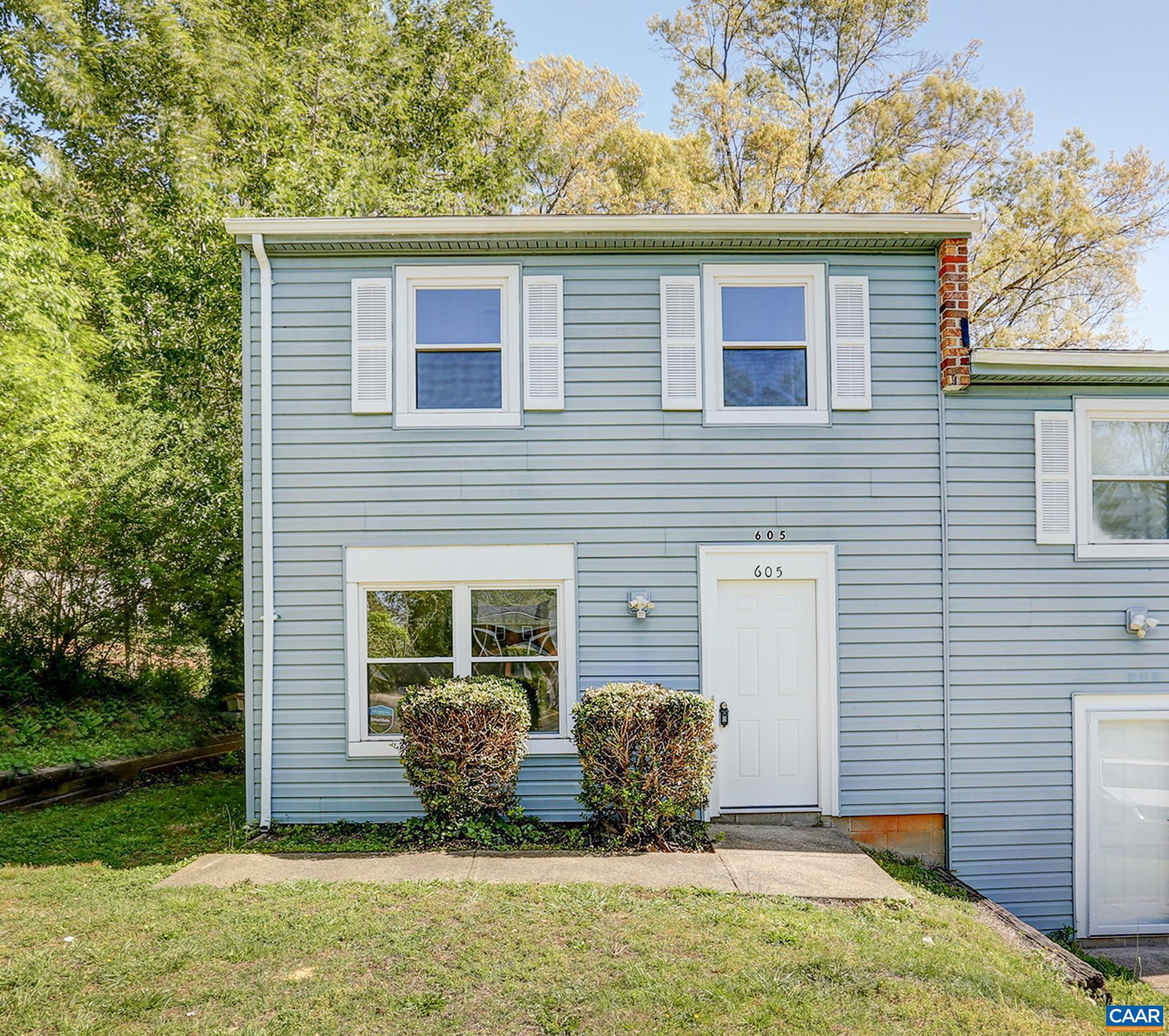 605 Bailey Road Charlottesville, VA 22903 - Photo 1 of 25 a front view of a house with garden
